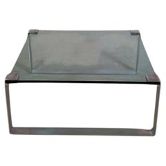 Peter Draenert Klassik Couchtisch 1022 quaratisch Glastisch