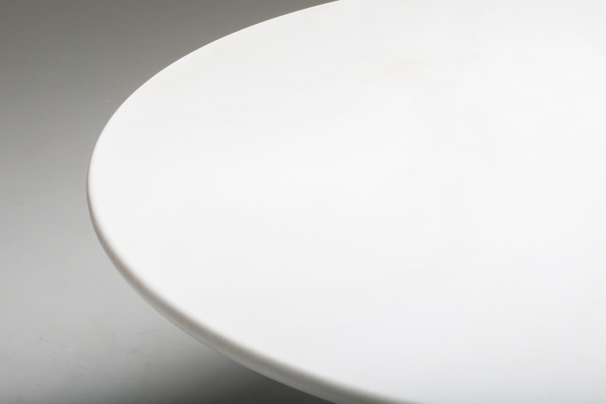 20th Century Peter Draenhert White Calacatta 'Finale' Marble Dining Table