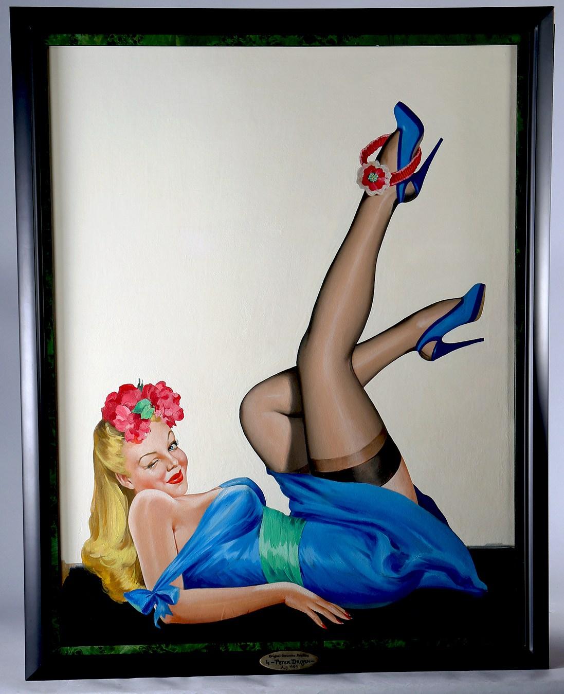 Peter Driben Figurative Painting - Wink