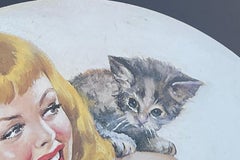 Peter Driben - Pin Ups - A Peek into the Past, rare vintage exhibition poster