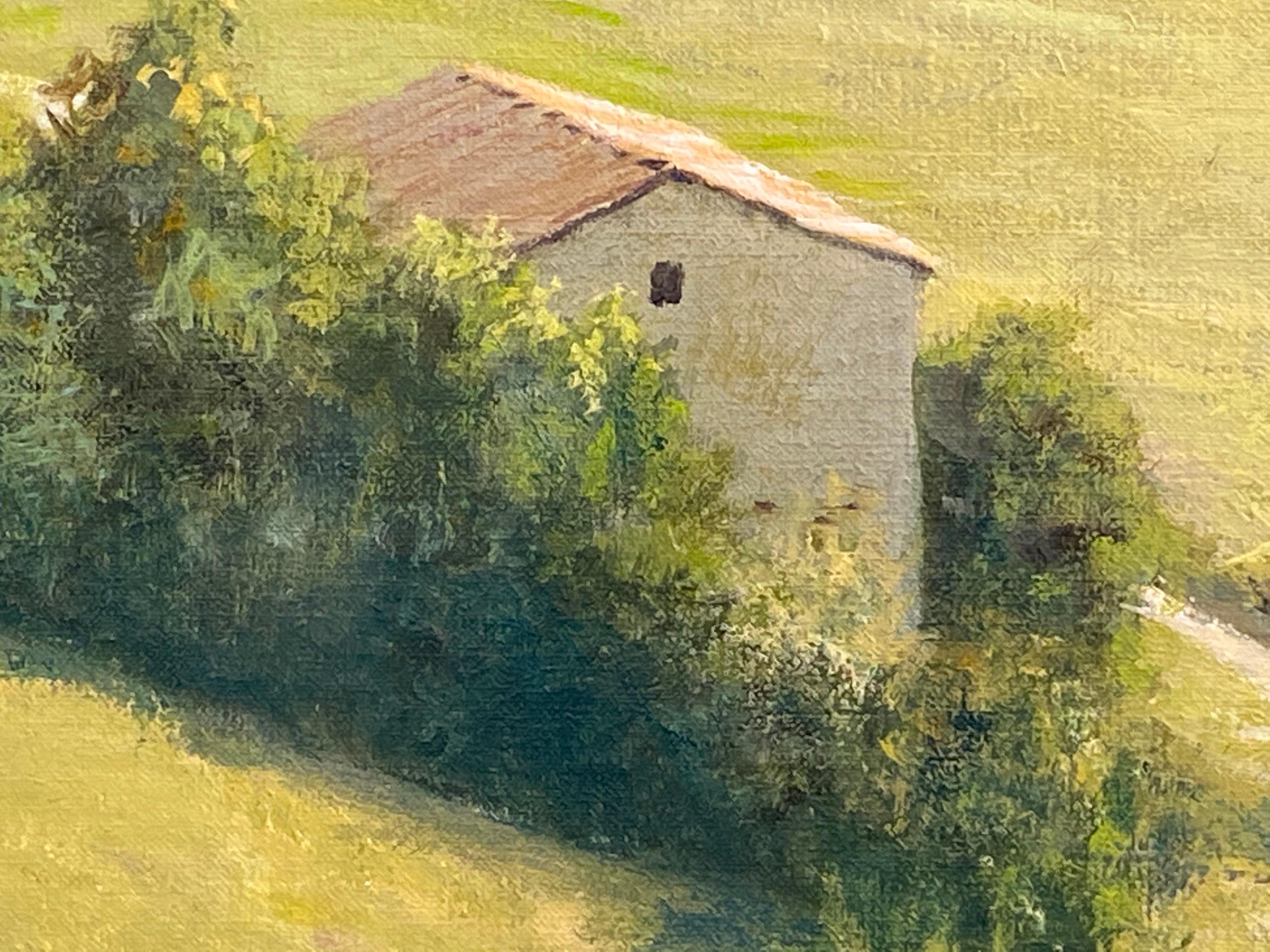 Breathtaking Ardèche- 21st Century Dutch Painting of a French landscape. 2