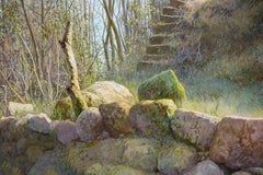 Rumbo a Péloutier, obra acrílica contemporánea del siglo XXI de Peter Durieux