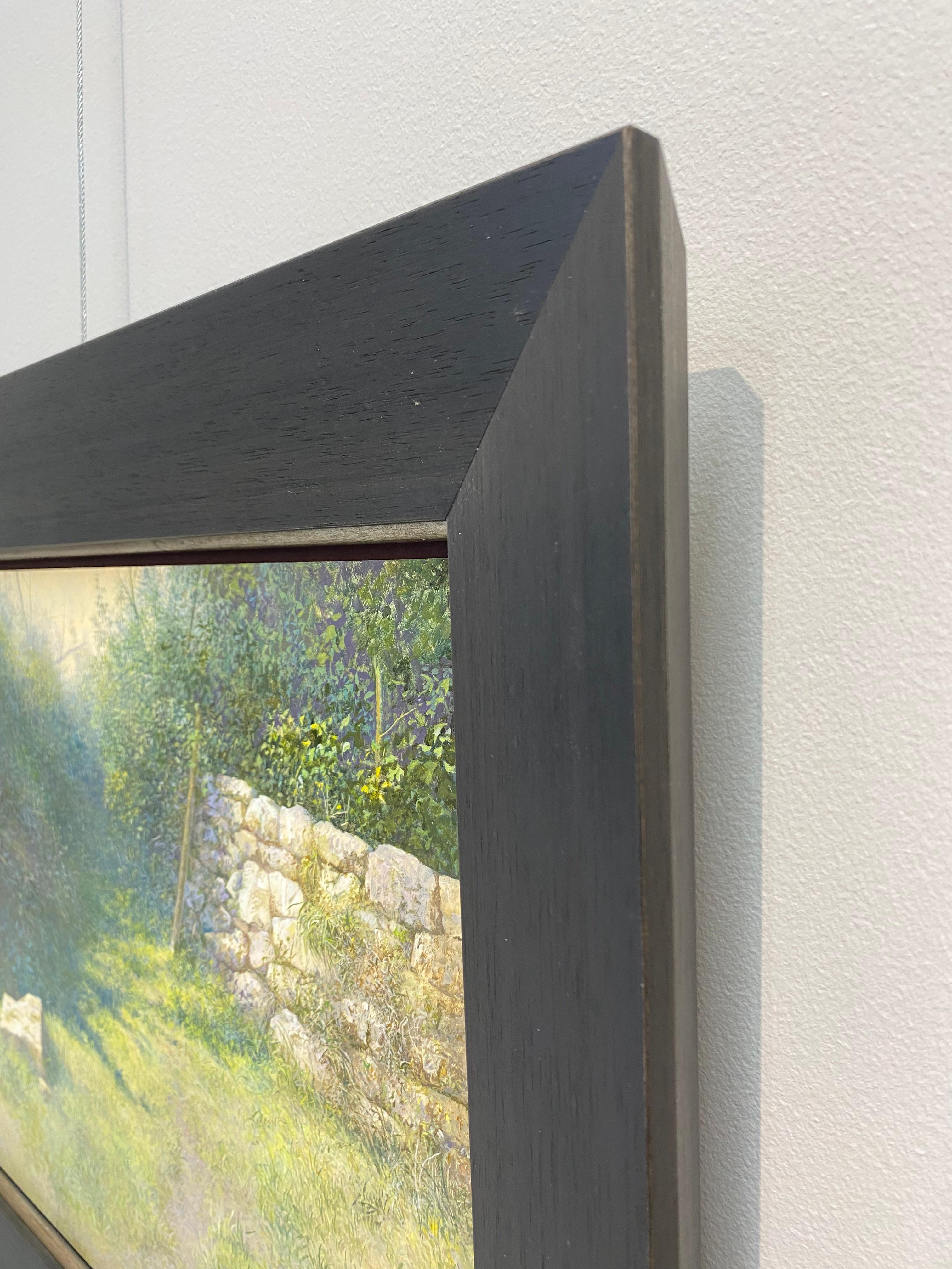 Hidden Path - 21st Century Contemporary Landscape Painting of a Forest For Sale 9