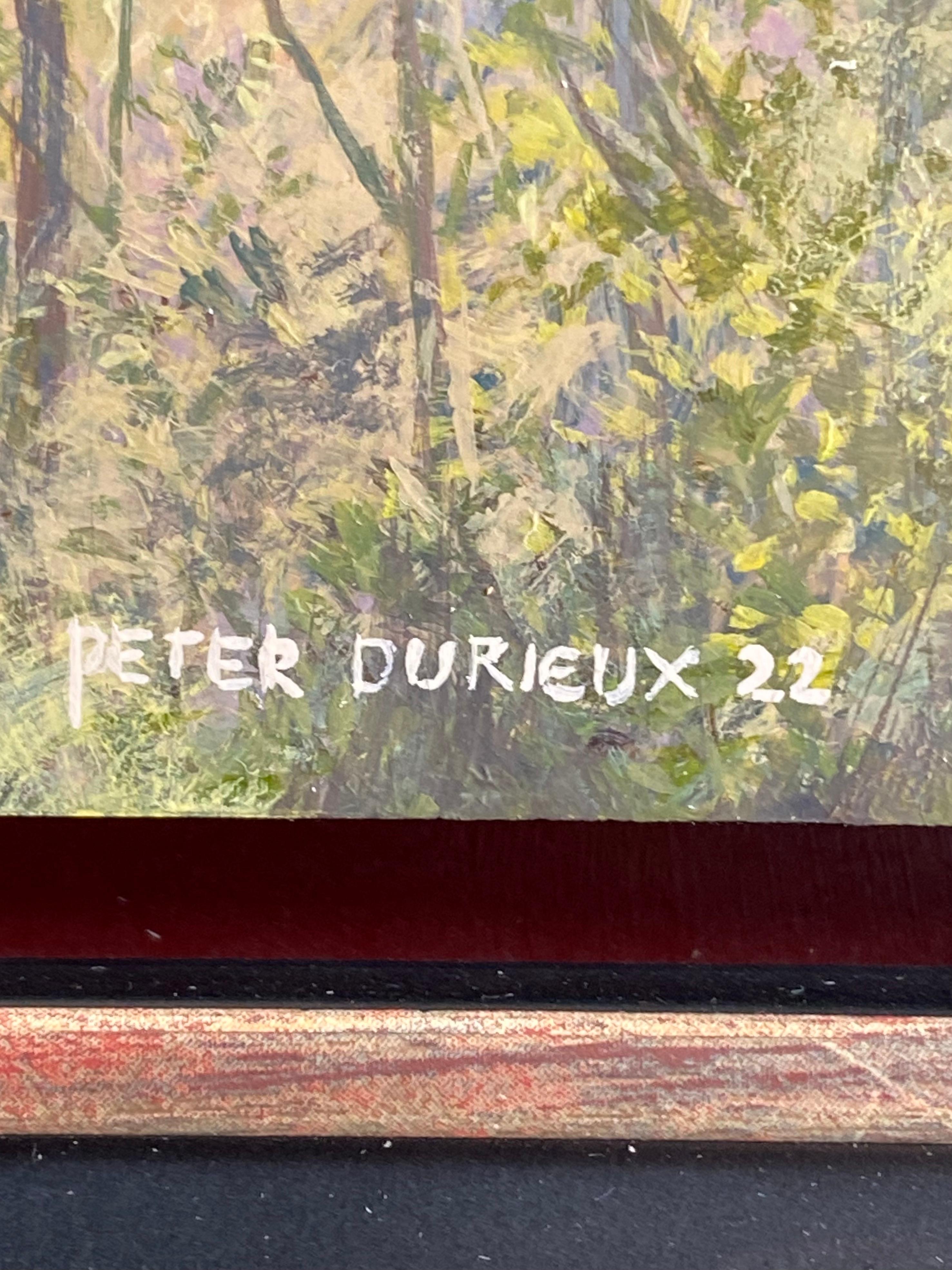 Le Vigneron - Peinture de paysage française contemporaine du XXIe siècle 1