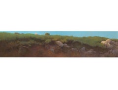 Appena superato Moulinas - Quadro di paesaggio contemporaneo del XXI secolo raffigurante una foresta