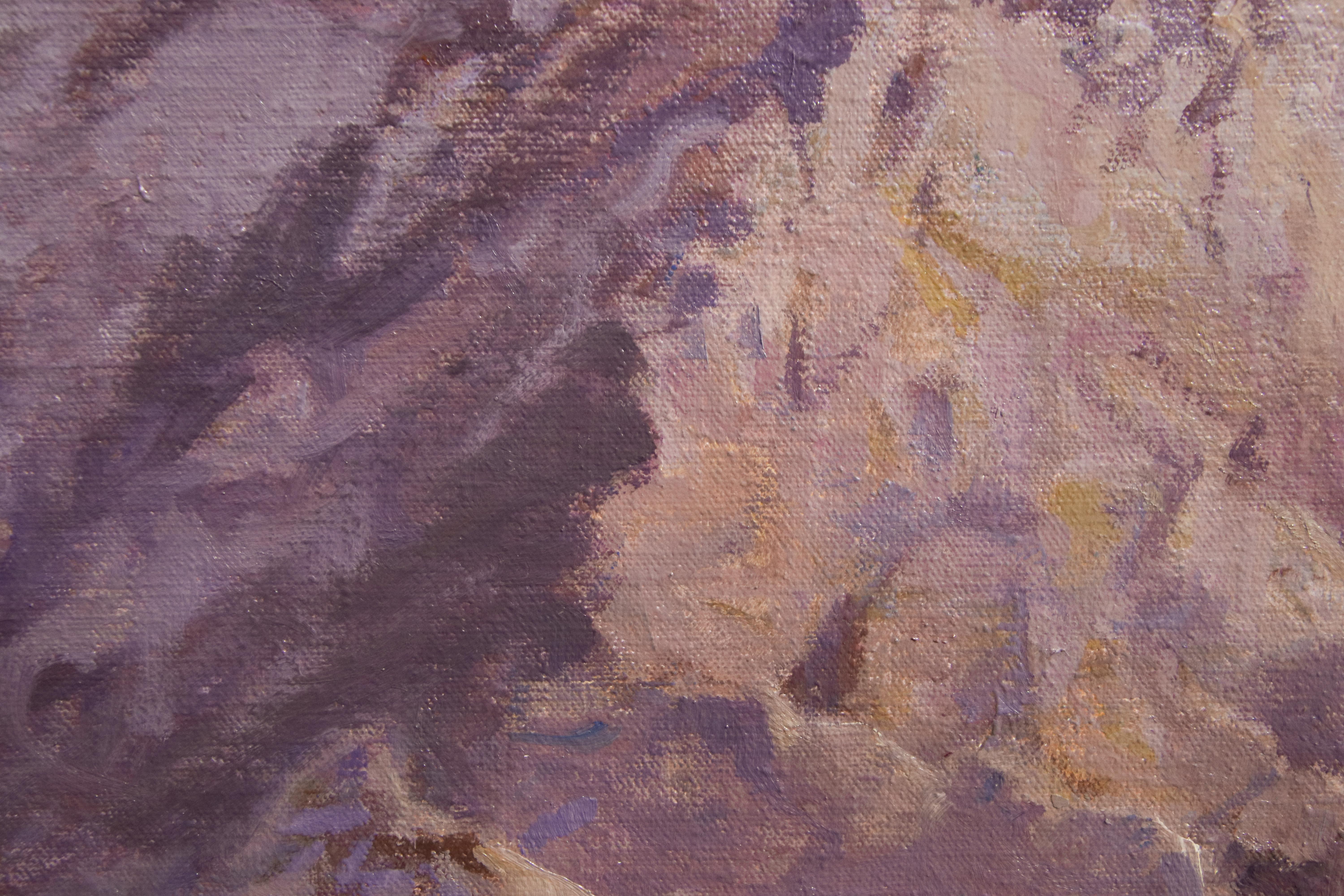 Cerca de Bordighera - Pintura acrílica contemporánea del siglo XXI por Peter Durieux en venta 7