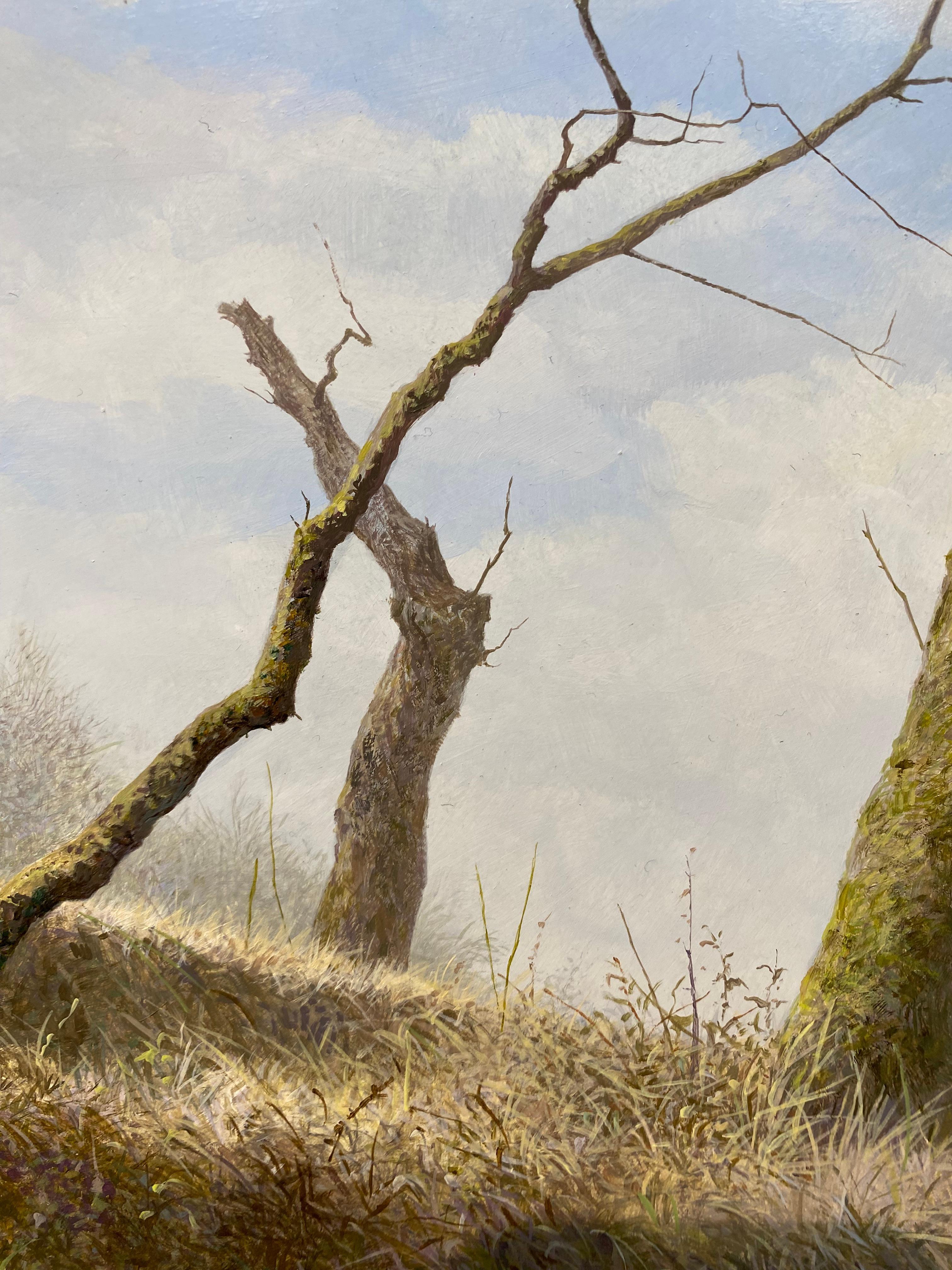On the Edge of the Forest - 21st Century Contemporary Landscape Painting For Sale 3