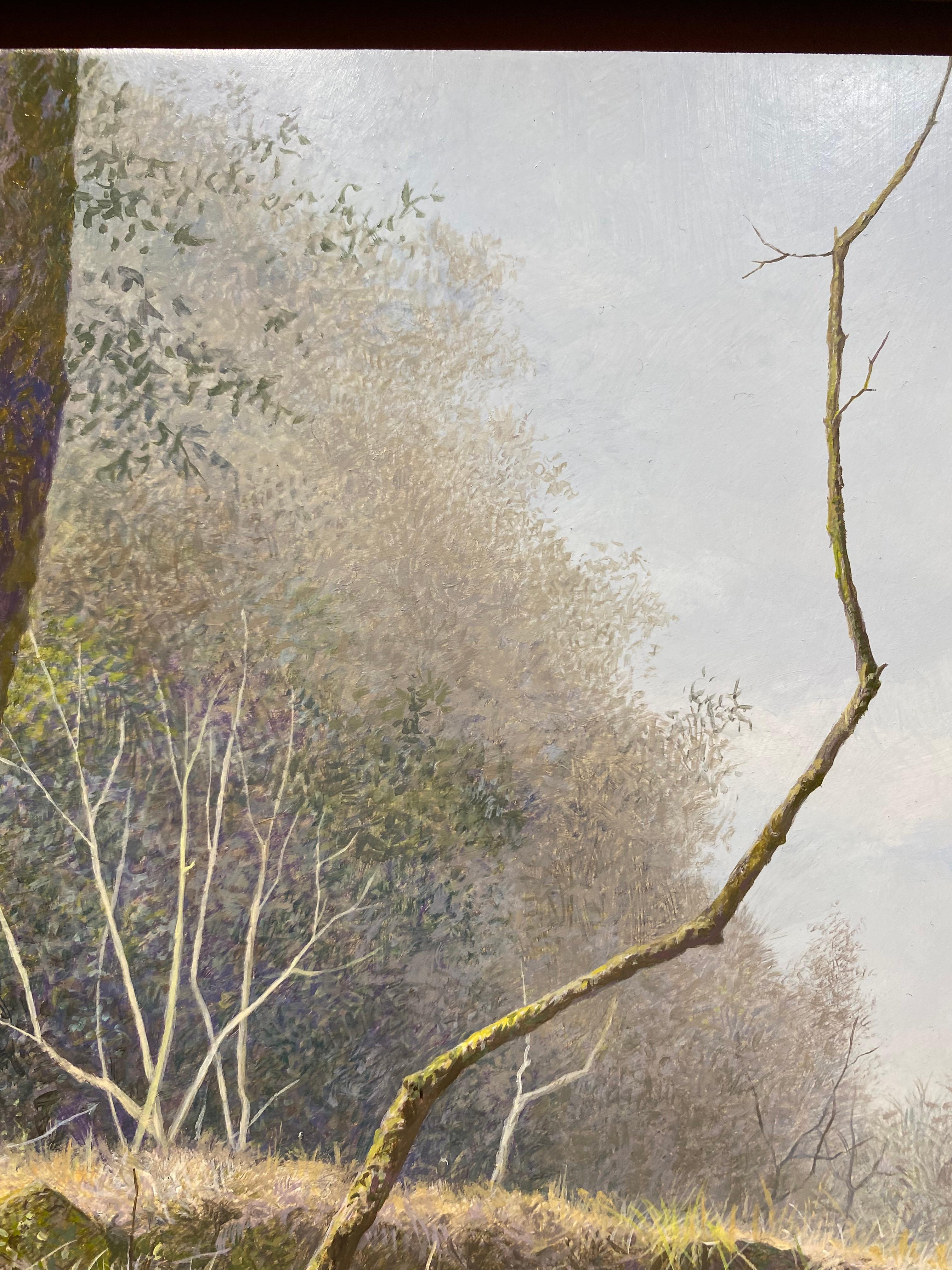 On the Edge of the Forest - 21st Century Contemporary Landscape Painting For Sale 4