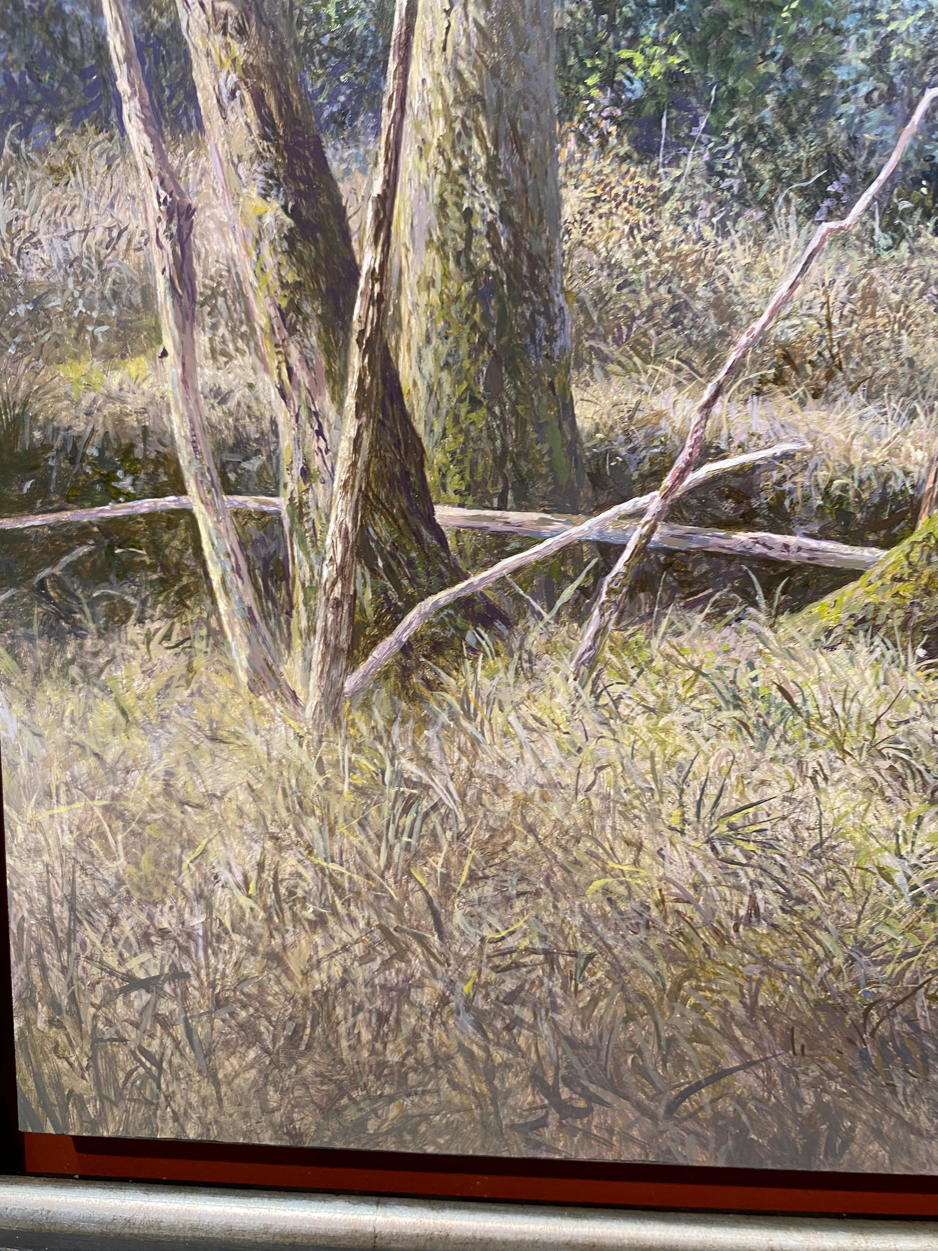 On the Edge of the Forest - 21st Century Contemporary Landscape Painting For Sale 7