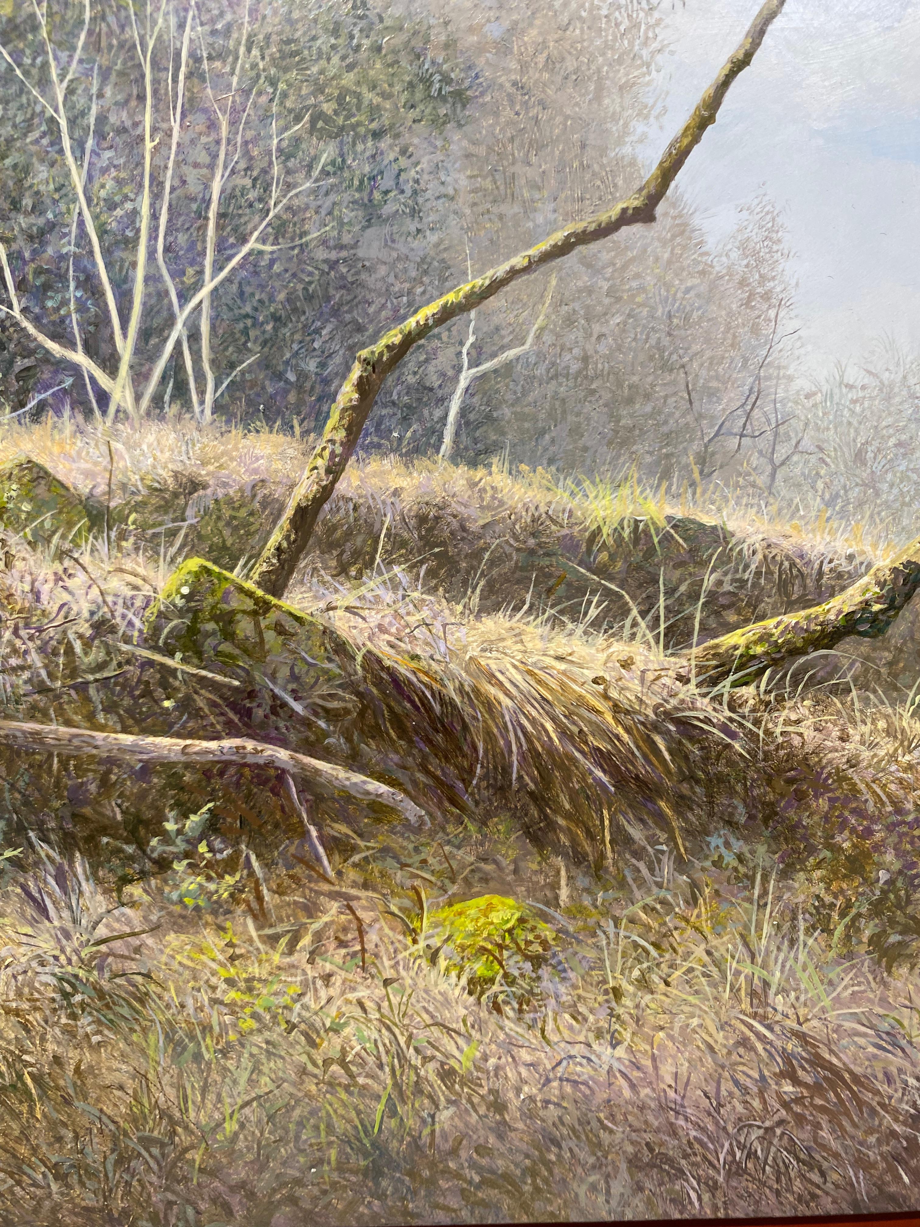 On the Edge of the Forest - 21st Century Contemporary Landscape Painting For Sale 8
