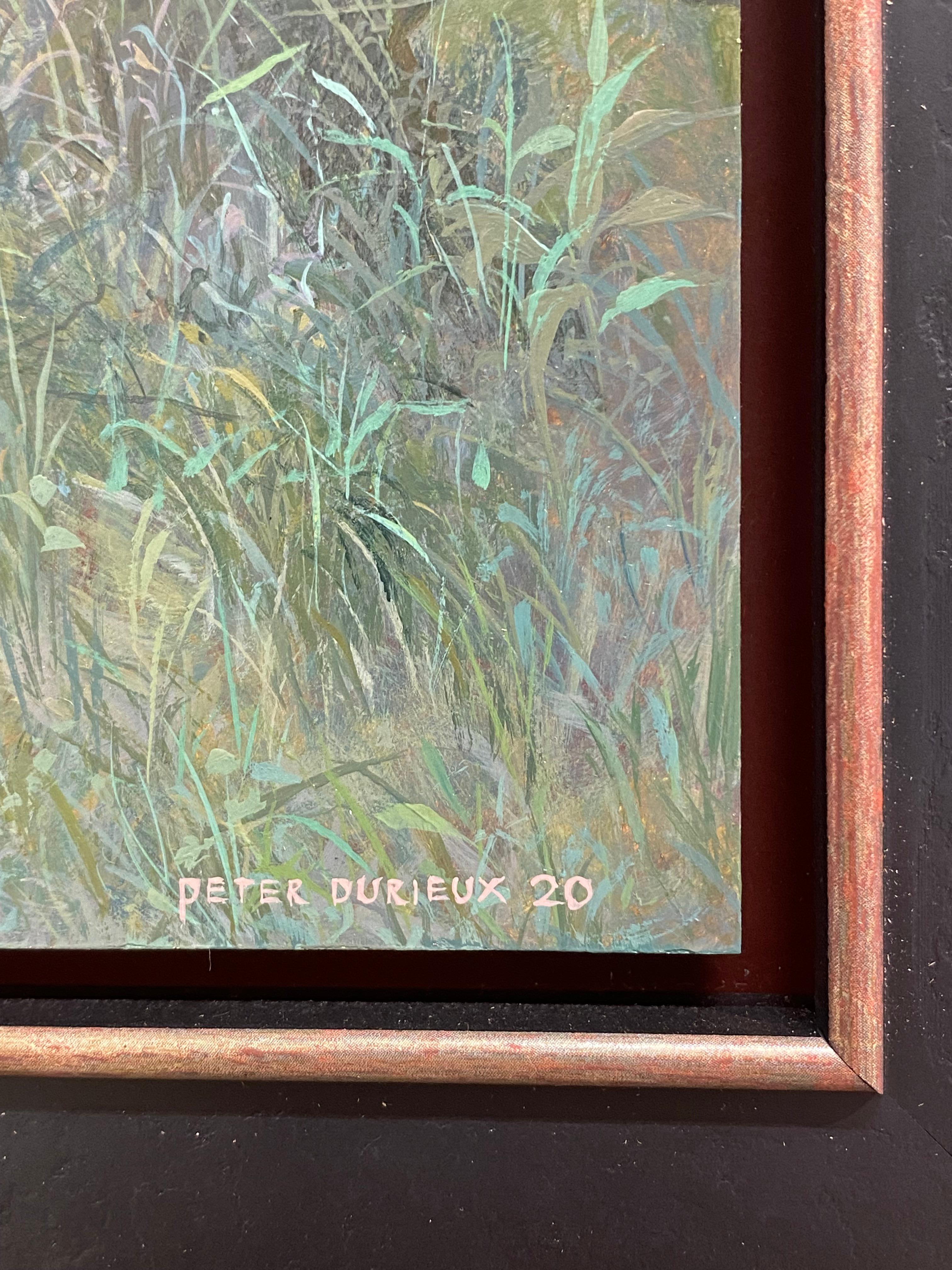 Pad - Siglo XXI Paisaje contemporáneo Pintura de un bosque en venta 5