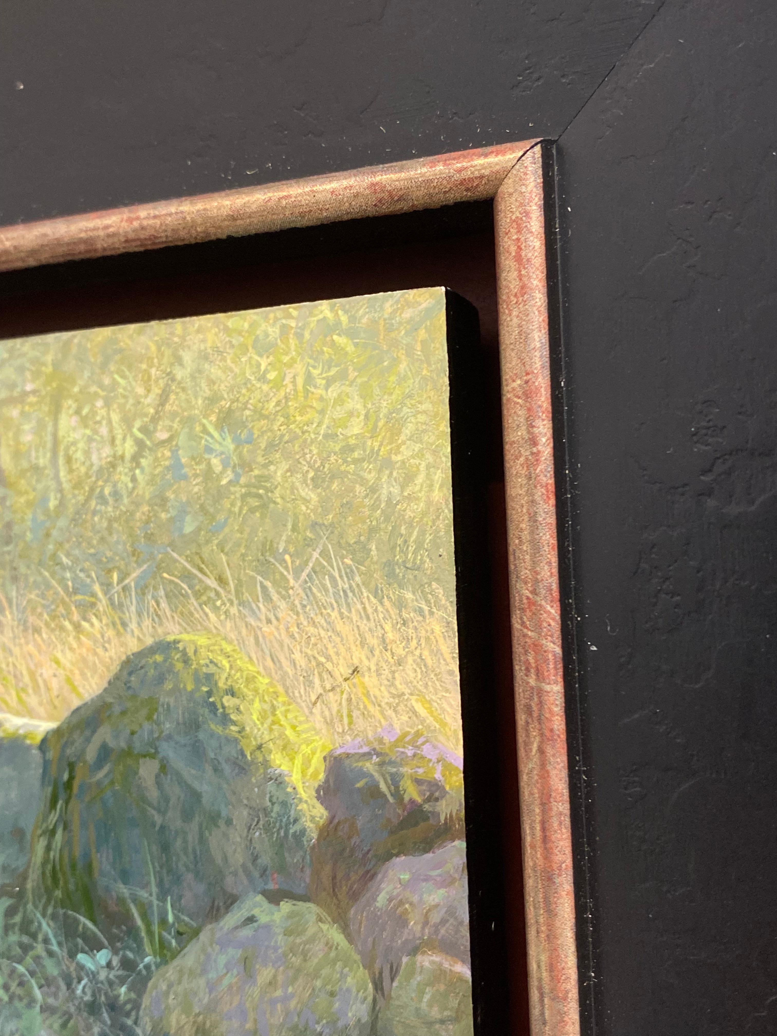 Pad - Siglo XXI Paisaje contemporáneo Pintura de un bosque en venta 6