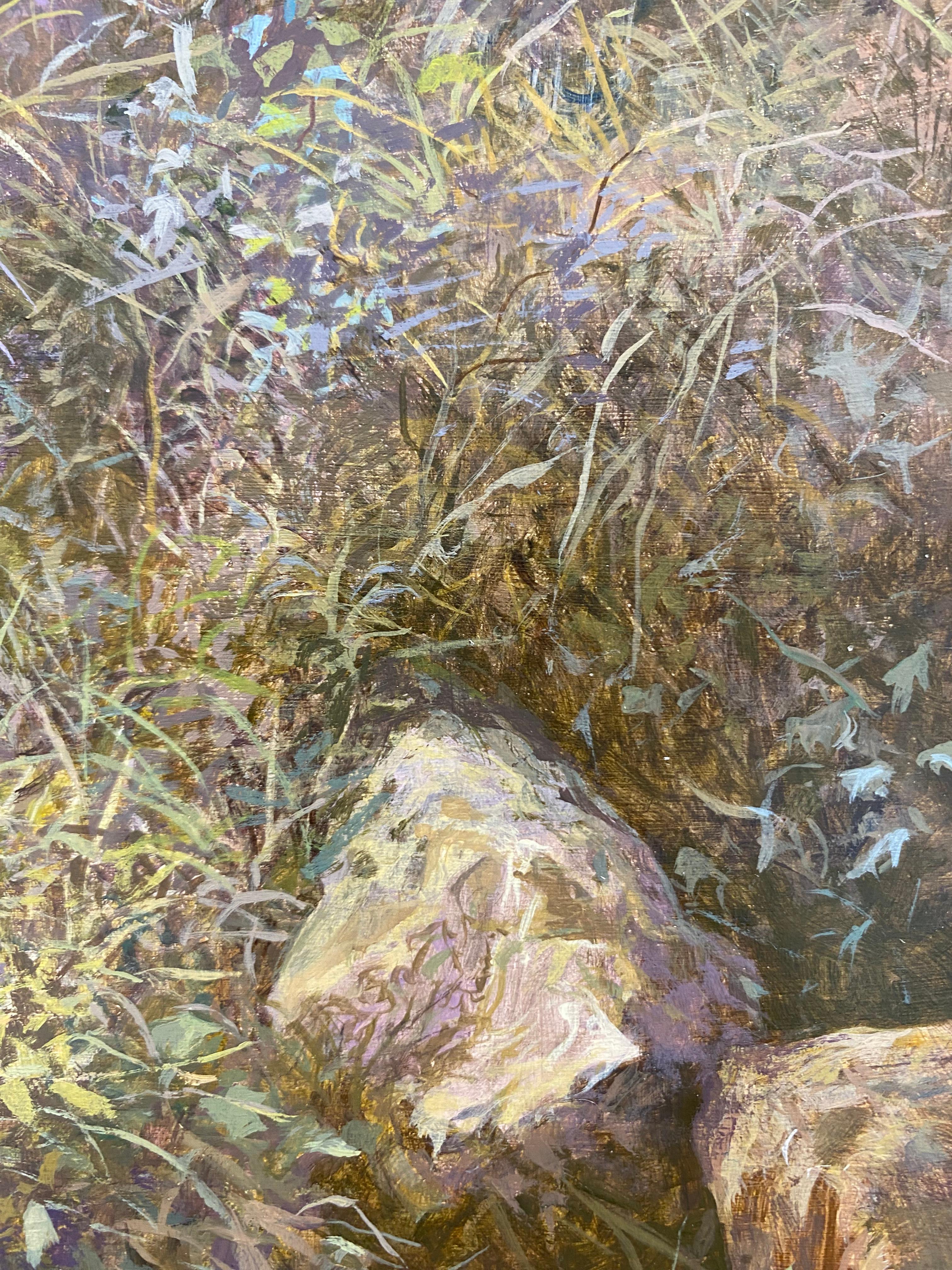 Terraces - 21st Century Contemporary Landscape Painting of a Forest For Sale 6