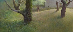 Overgrown Tree- 21st century Contemporary French landscape painting