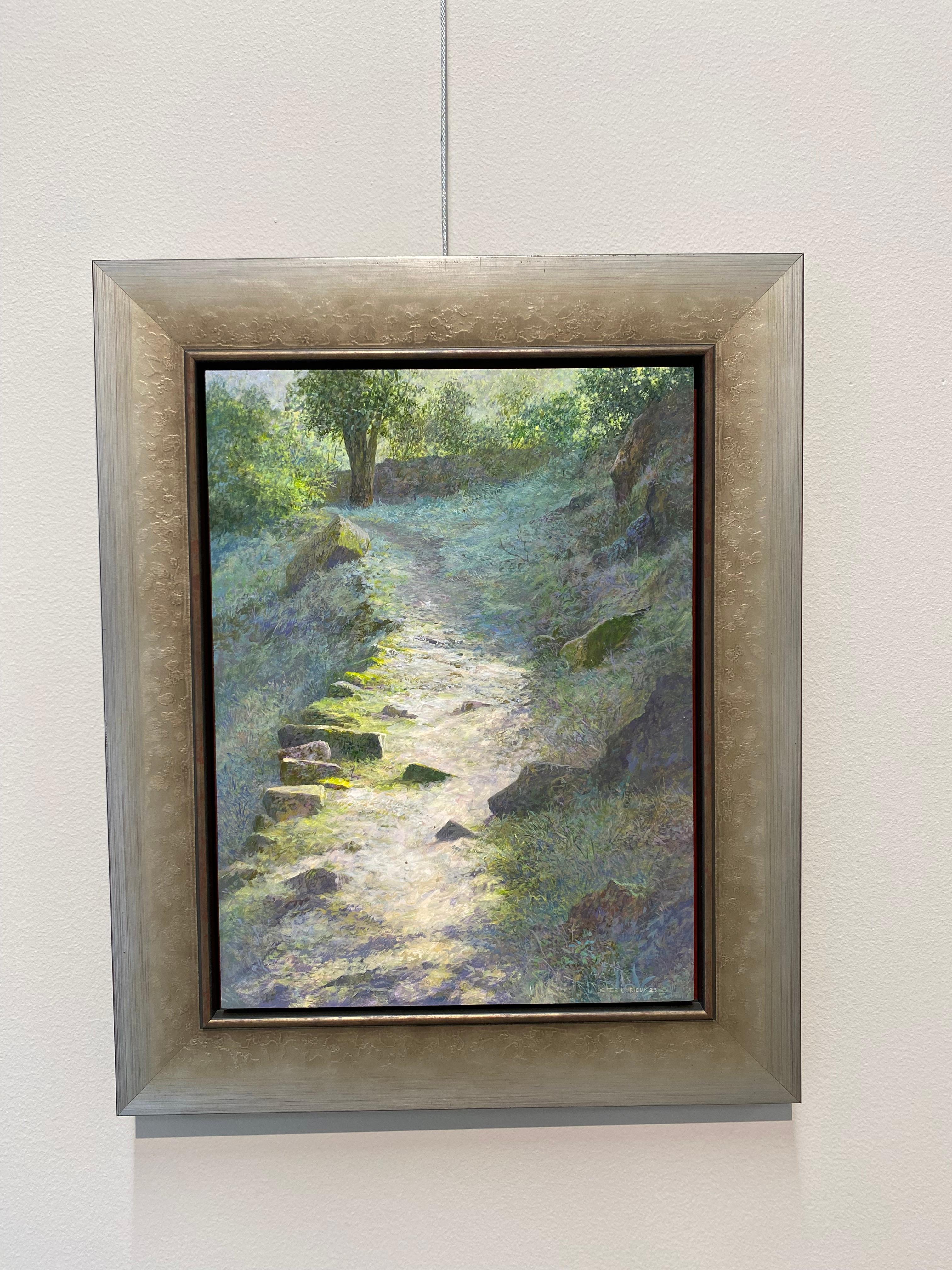 Turn right towards Peloutier - 21st Century Contemporary Landscape Painting For Sale 1