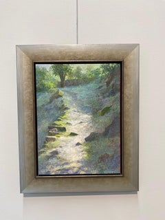 Gira a destra in direzione di Peloutier - Pittura di paesaggio contemporanea del XXI secolo