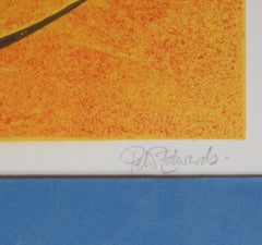 French Sailboats, Modern Lithograph by Peter Edwards