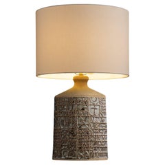 Peter Elery Hieroglyphic Ruan Lamp, England circa 1970