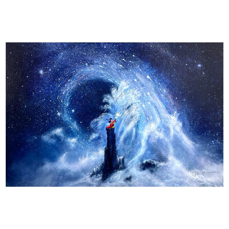 Peter Ellenshaw Print - "Mickey's Dream" Limited Edition on Canvas from Disney Fine Art