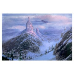 „Mystical Kingdom of The Beast“ Limitierte Auflage auf Leinwand von Disney Fine Art