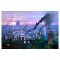 « Smoke Staircase », édition limitée sur toile de Disney Fine Art
