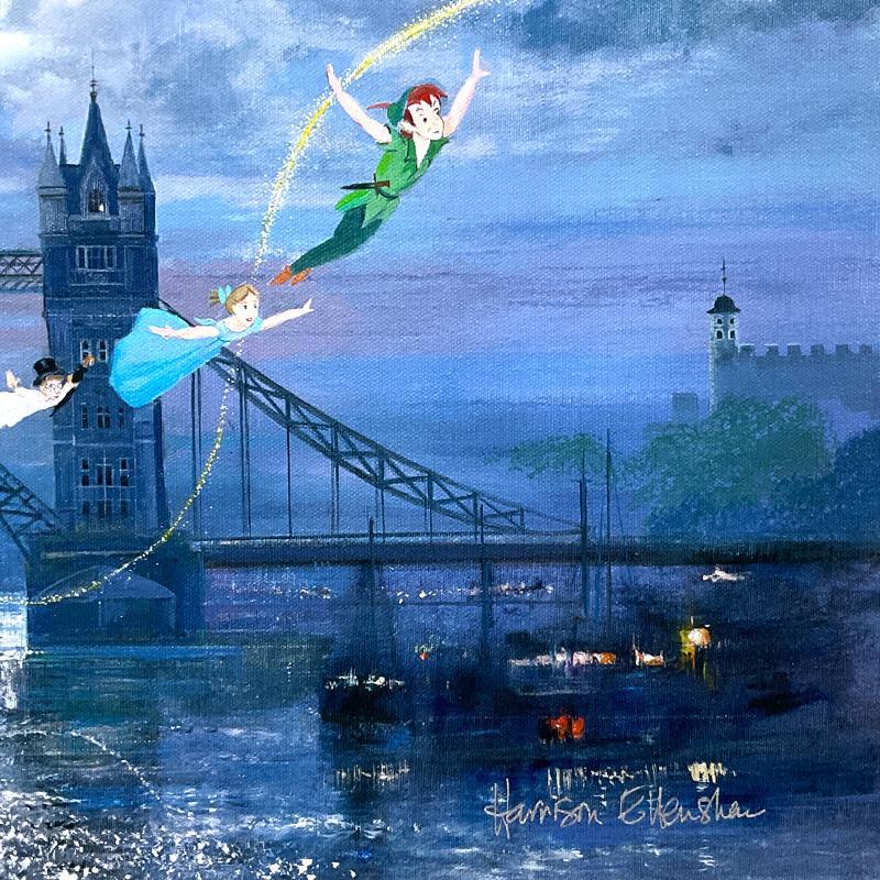 „We Can Fly“ Limitierte japanische Auflage auf Leinwand von Disney Fine Art (Zeitgenössisch), Print, von Peter Ellenshaw