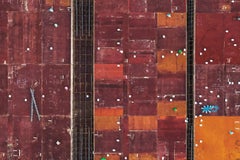 "Construction Site, Atlanta, GA #1, 2021" - drone photography, geometric