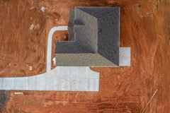 "Construction Site, Mountain Park #2" Aerial Landscape Photography - Ansel Adams