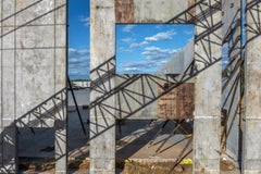 "Construction Site, Pendergrass, GA, 2024" - drone photo, construction, sky