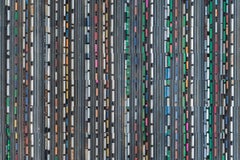 „Railroad Cars, Atlanta, Georgia X 36“ – Komposit-Bildfotografie – Kubismus