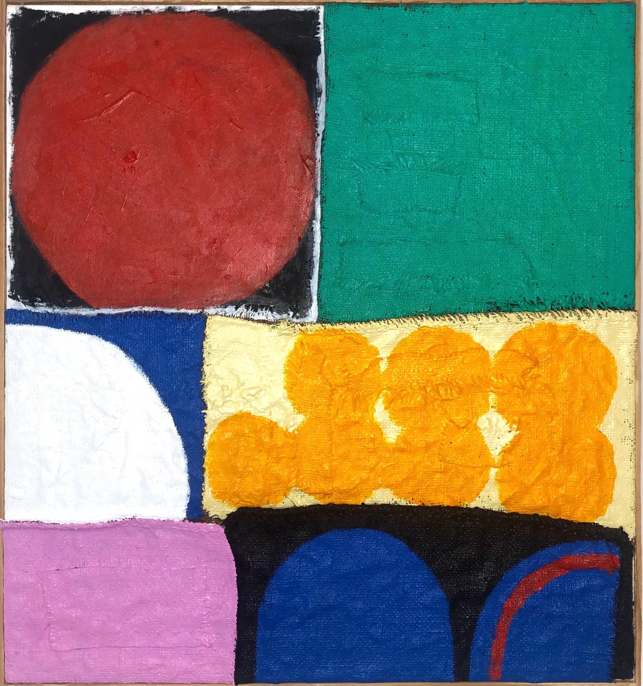 ABSTRACT Pastel Geométrico Contemporáneo Peter Evans Londres Nuevo Artista Brasil