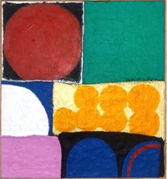ABSTRACT Pastel Geométrico Contemporáneo Peter Evans Londres Nuevo Artista Brasil