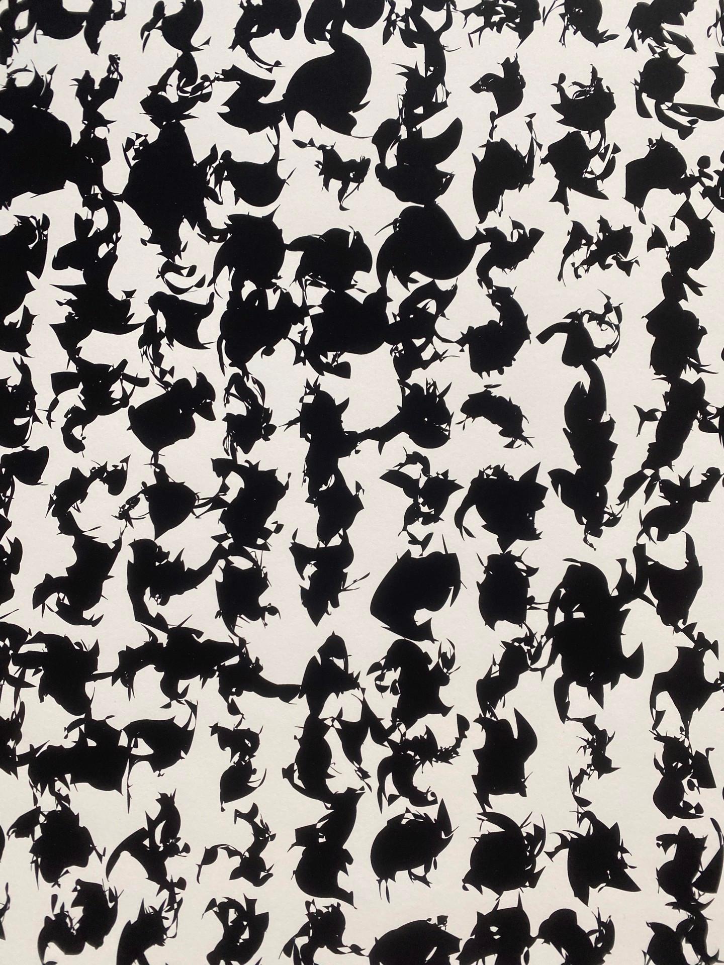 12-20-11-5 (Grau), Abstract Print, von Peter Feldstein