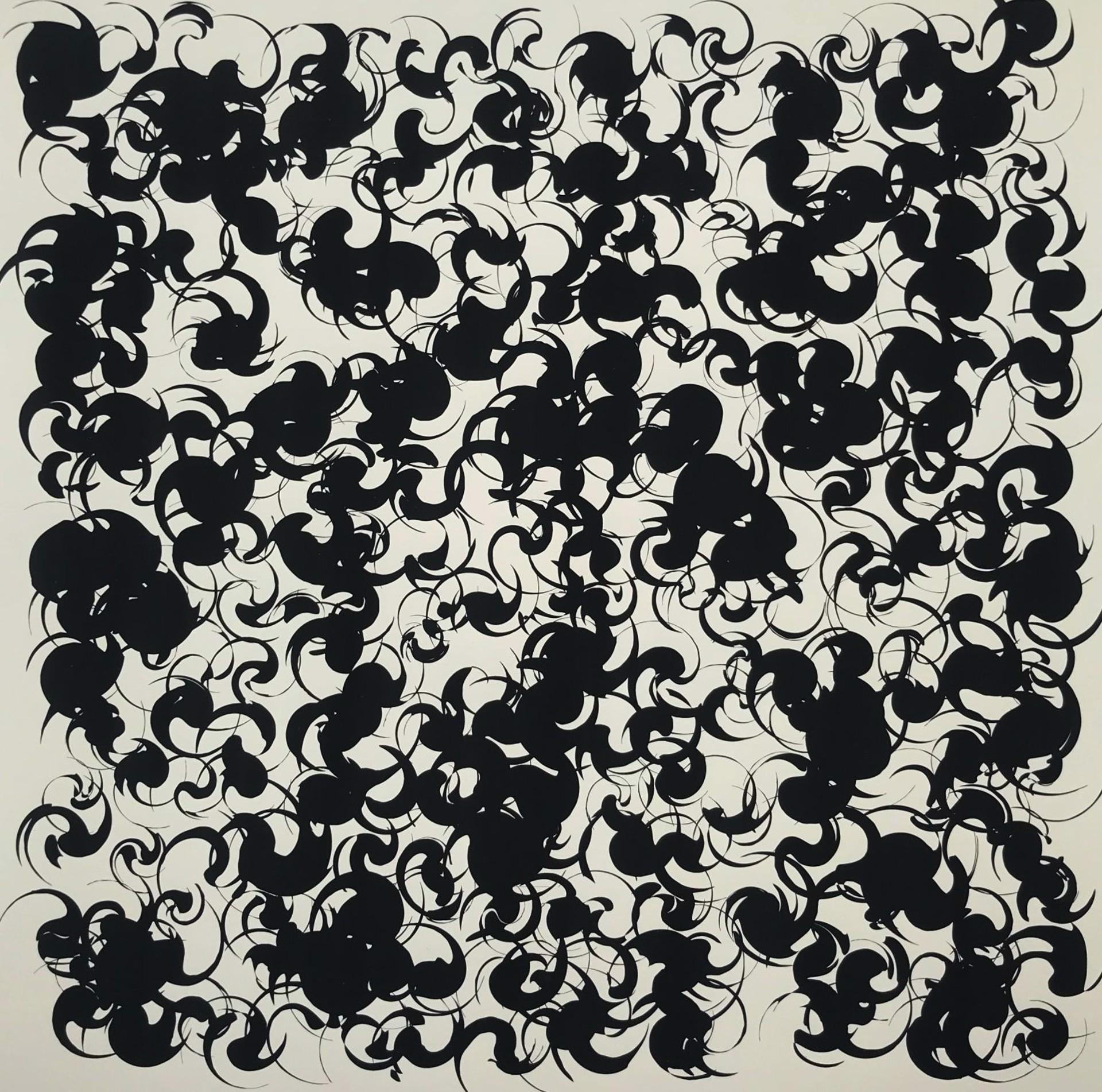 Peter Feldstein Abstract Print - 12-7-11-4
