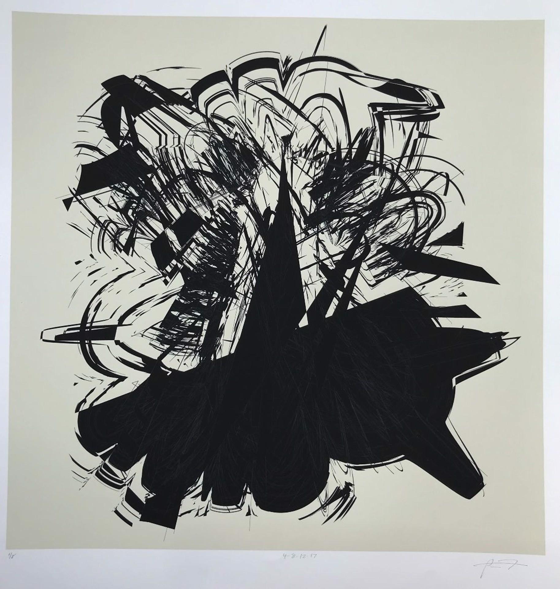 Abstract Print Peter Feldstein - 4-8-12-17