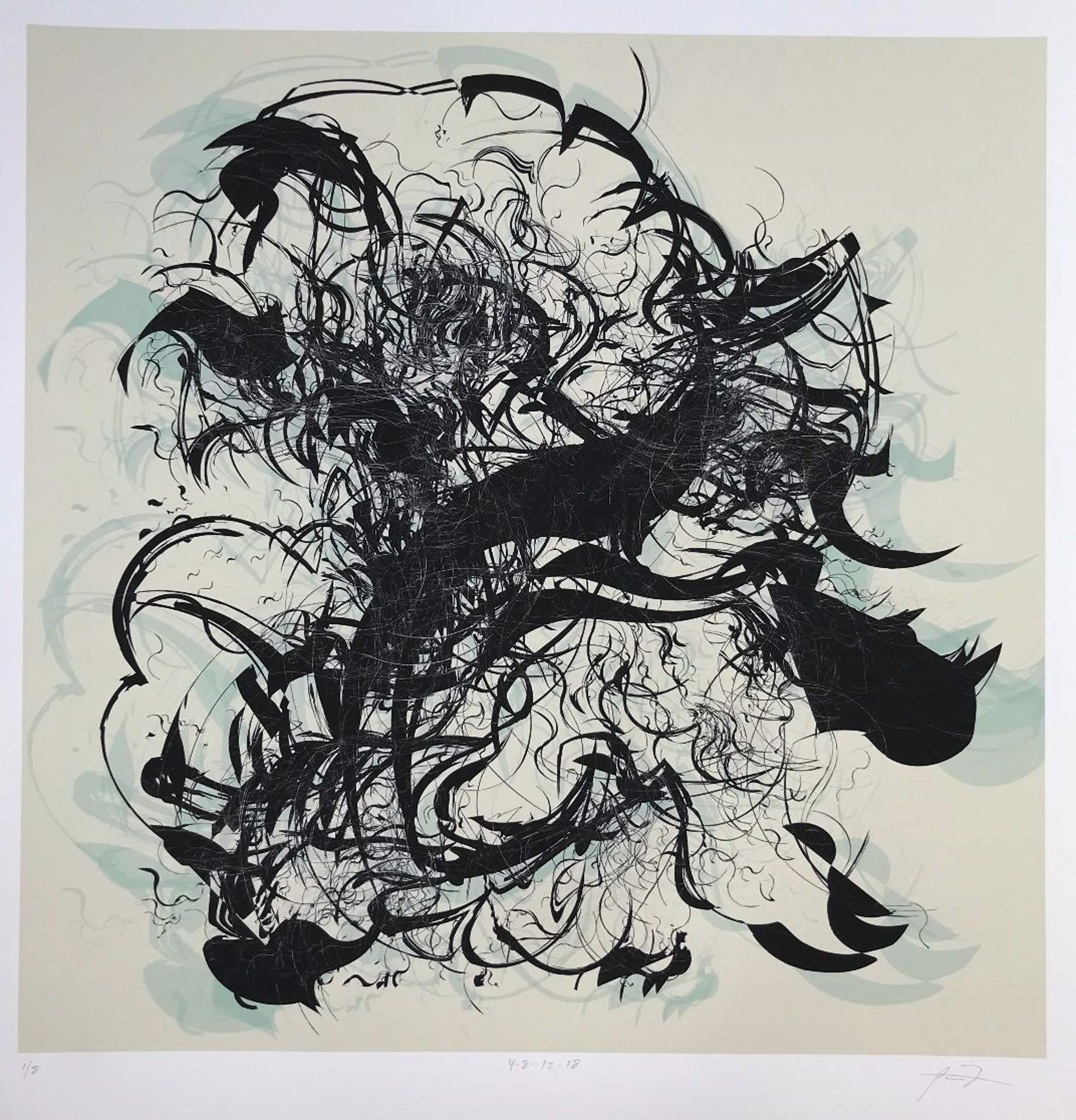 Peter Feldstein Abstract Print - 4-8-12-18