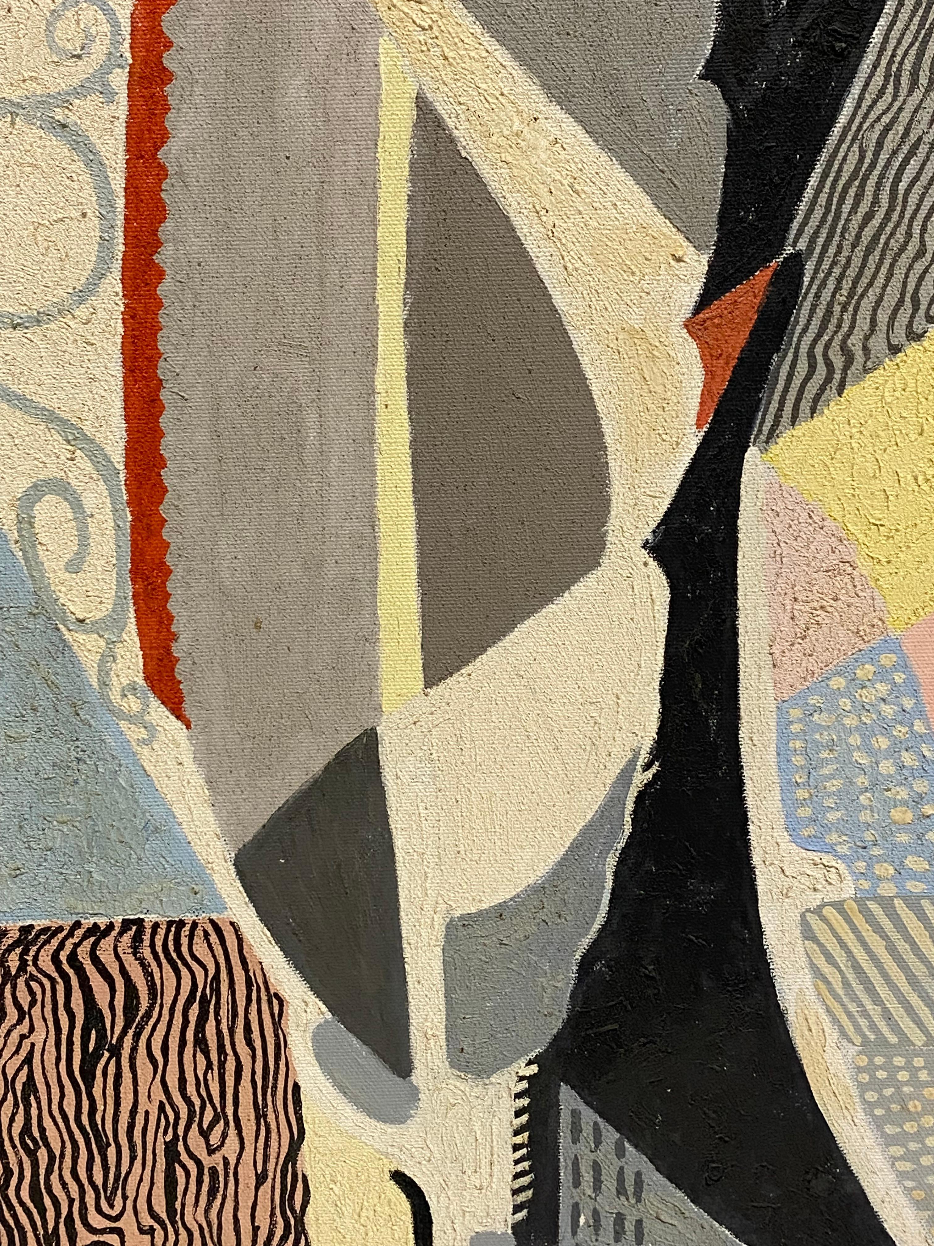 Peter Fiordalisi 1960er Jahre Abstrakte Malerei im Angebot 4
