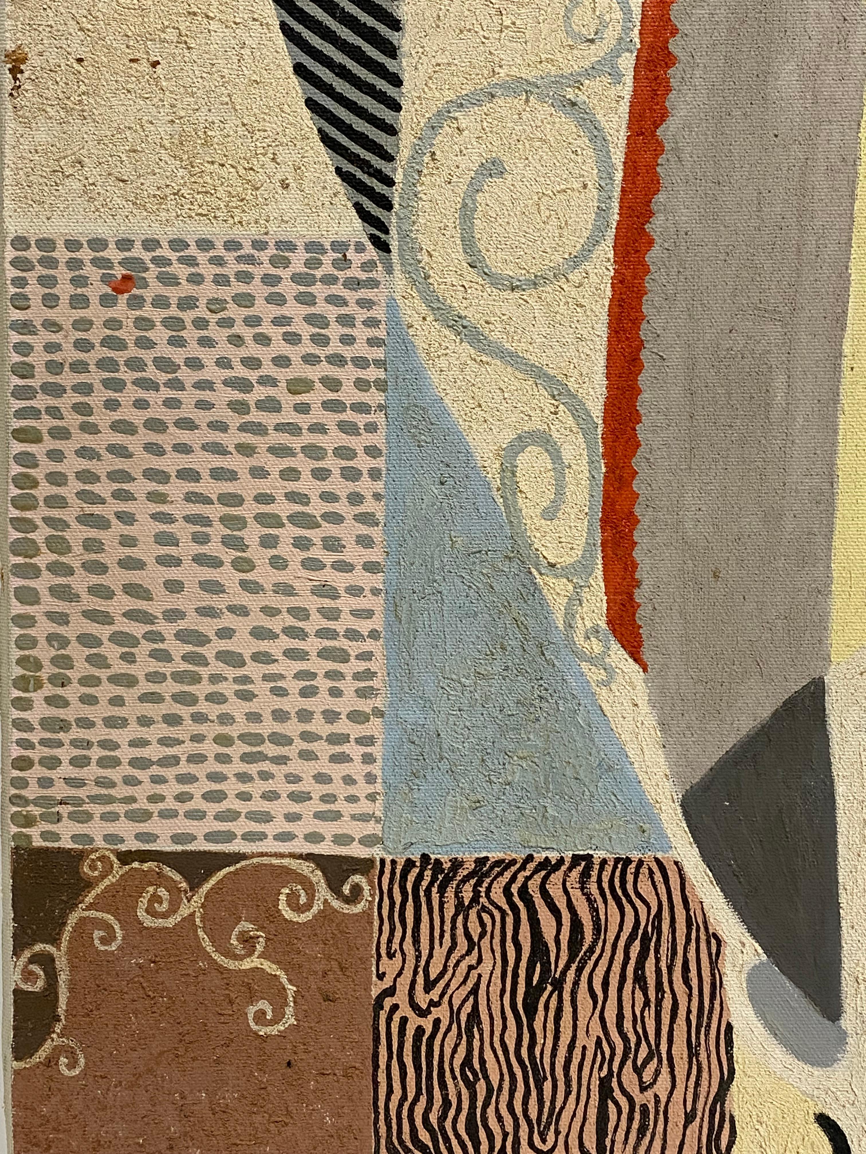 Peter Fiordalisi 1960er Jahre Abstrakte Malerei (Leinwand) im Angebot