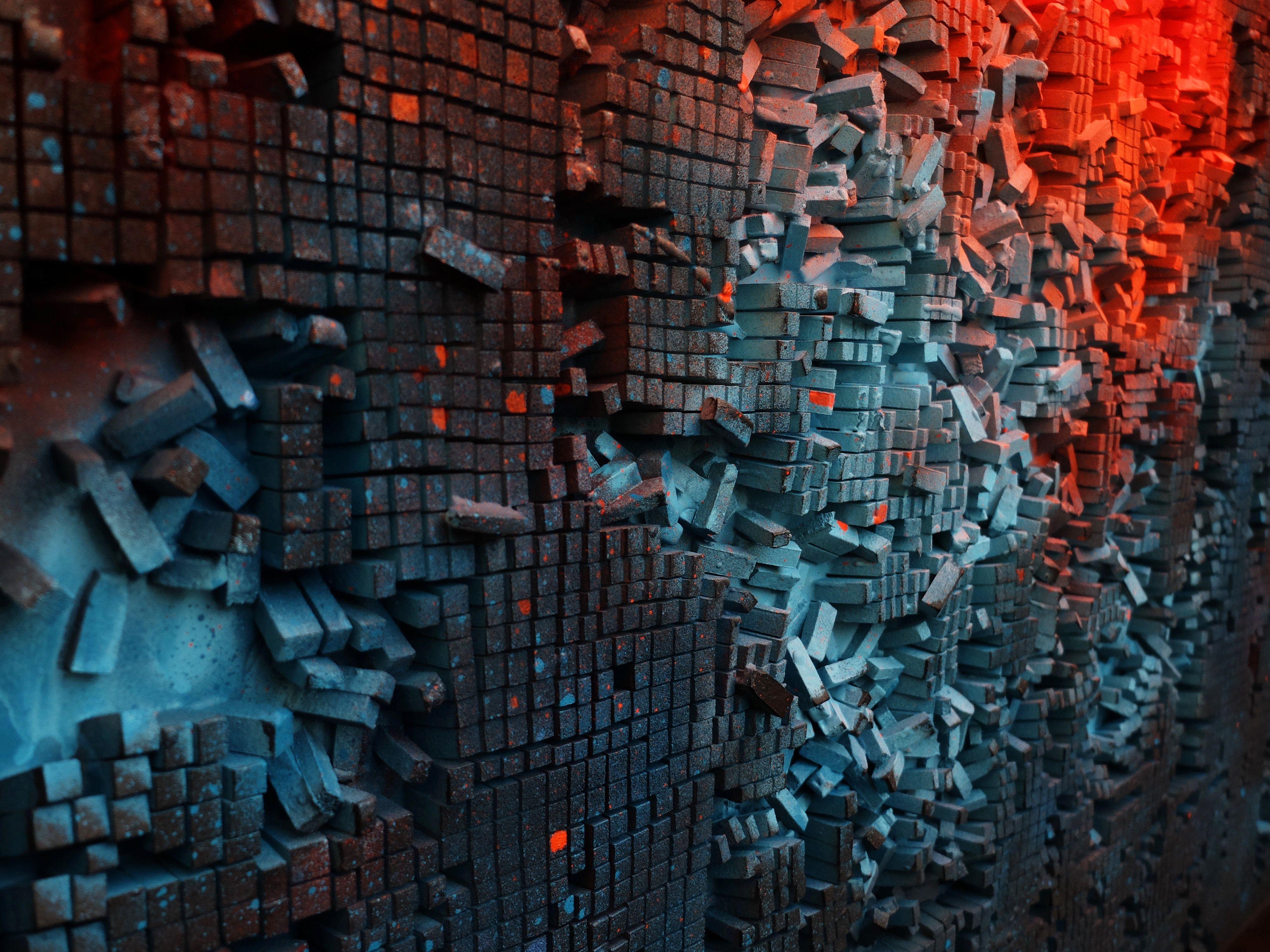 Médias mixtes sur toile, chiffon 1