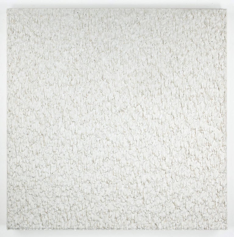 Peter Fox Minimalist Abstract White On White Painting Vault