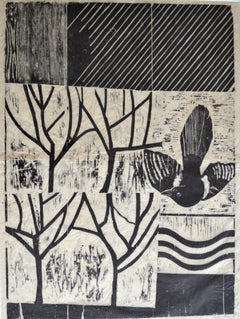 The Magpie in the Orchard: Contemporary Print