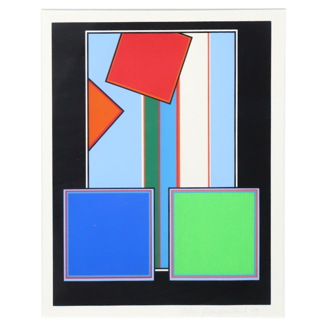 Peter Freudenthal Signed Seriegraph, 1979 For Sale