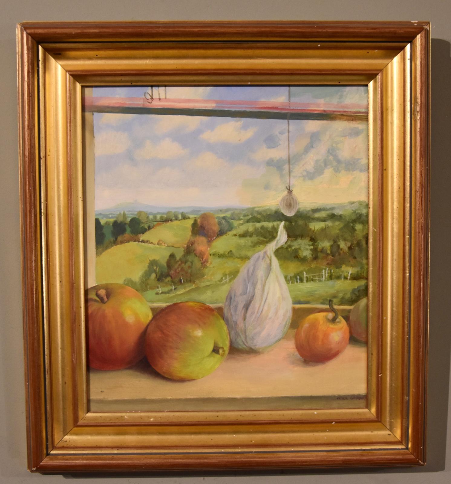 Ölgemälde von Peter Gardner "Stillleben Landschaft"
