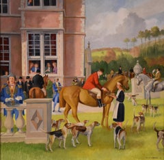 Oil Painting by Peter Gardner "The Meet"