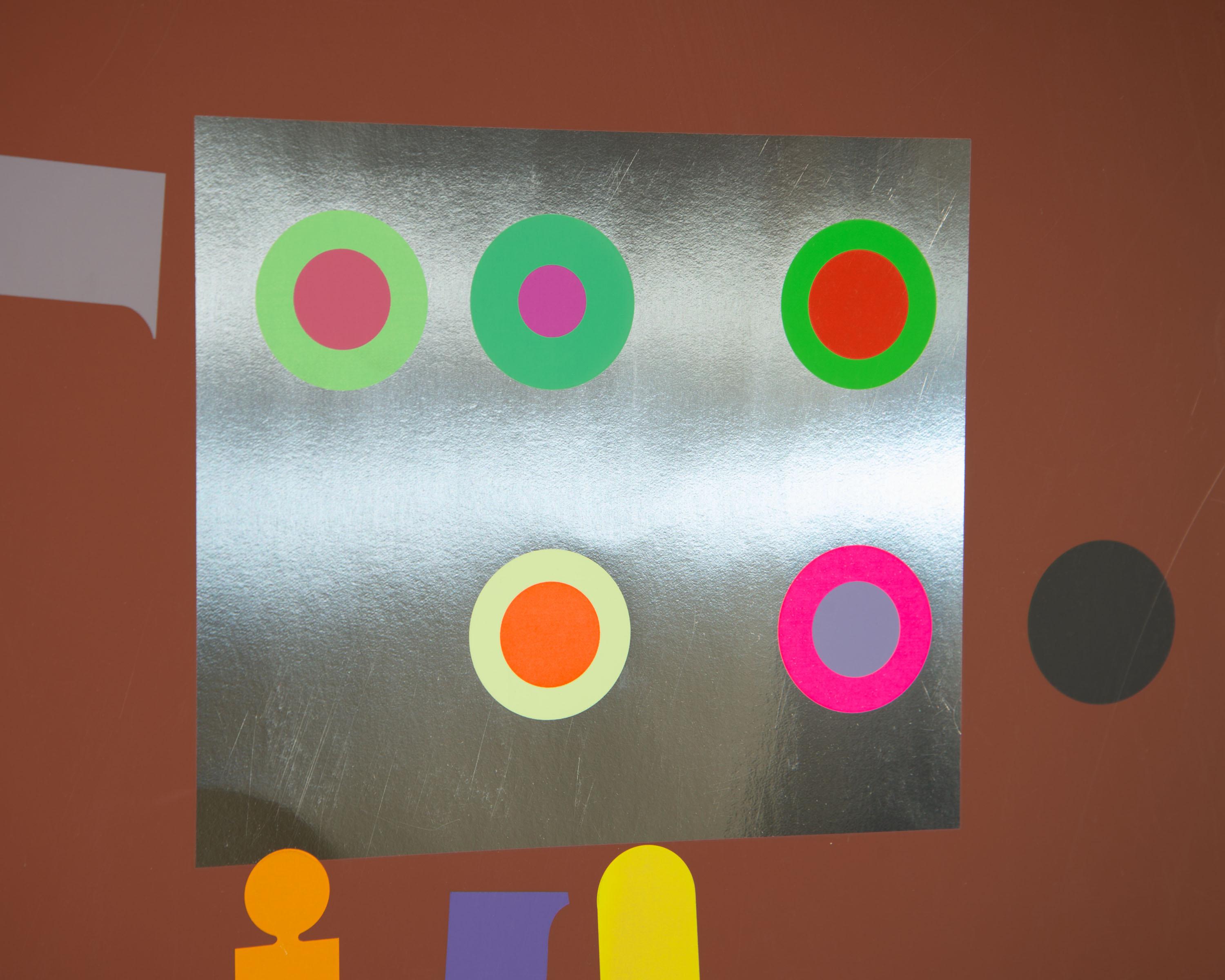 Abstrakte Op-Art- Serigraphie „Harvard Target #6“ von Peter Gee (Moderne) im Angebot