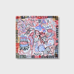 Modernistisches Gemälde der Moderne, „Myth of Containment“