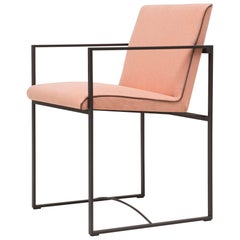Peter Ghyczy Armchair Urban Maia 'S06+' Ristretto / Pale Orange Fabric