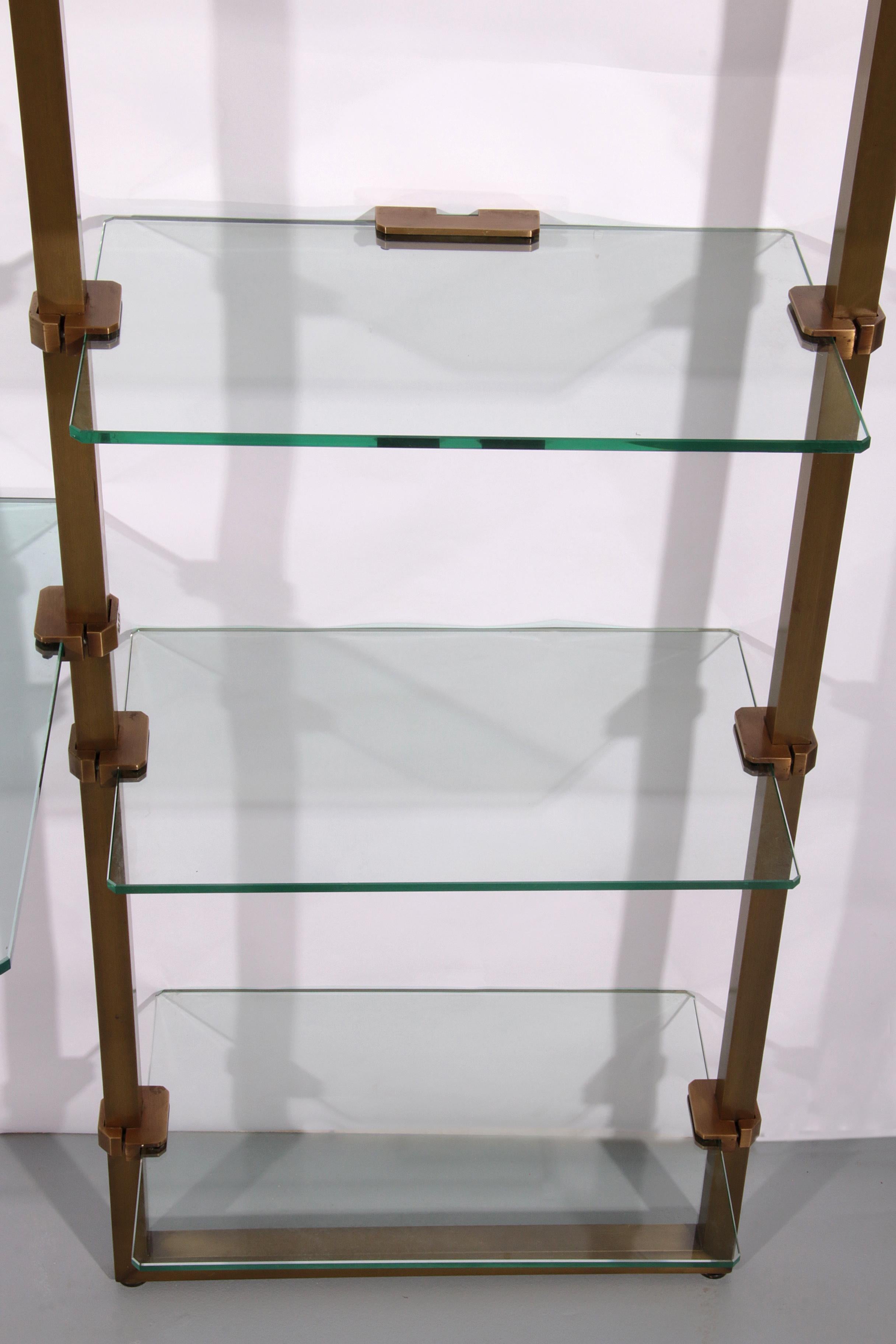 Peter Ghyczy Brass Very Rare Wall Unit Model R16 1970 For Sale 8