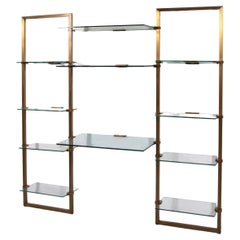 Peter Ghyczy Brass Very Rare Wall Unit Model R16 1970