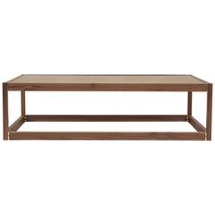 Peter Ghyczy Coffee Table Embassy Kirk ‘T83’ Walnut / Tinted Bronze